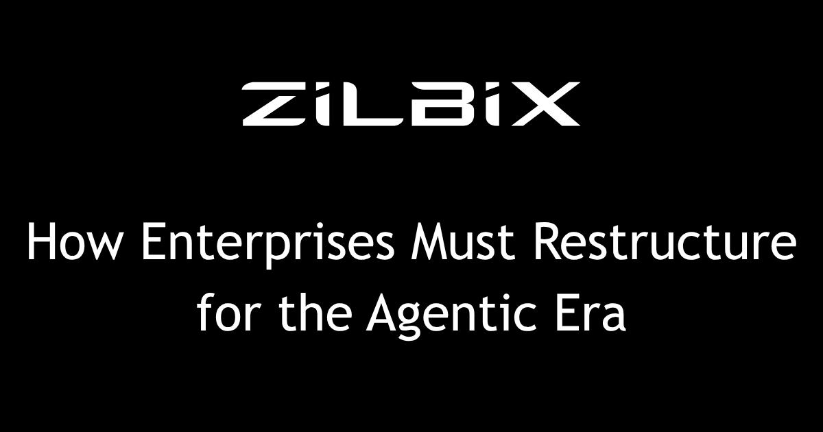 AI Native Operating Model How Enterprises Must Restructure for the Agentic Era